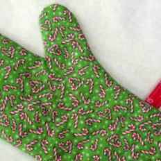 Dyed and Printed Mitts and Mittens